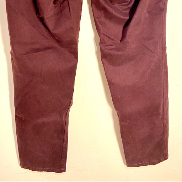 Calvin Klein Maroon Skinny Ankle Pants Size 30 - Picture 6 of 9